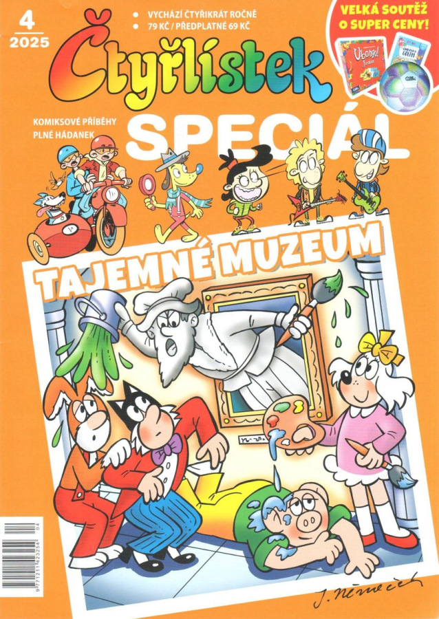 Čtyřlístek speciál 2025/4: Tajemné muzeum