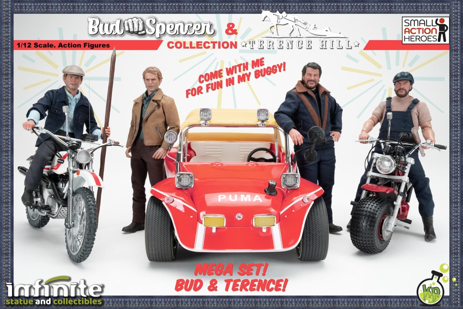 Set Mega Bundle Bud Spencer & Terence Hill Cycles/Buggy