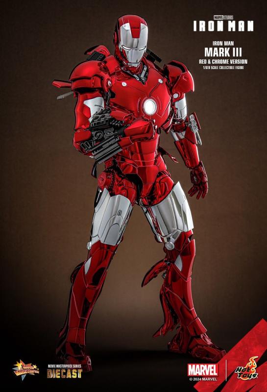 Iron Man Mark III Diecast (Red & Chrome Version)