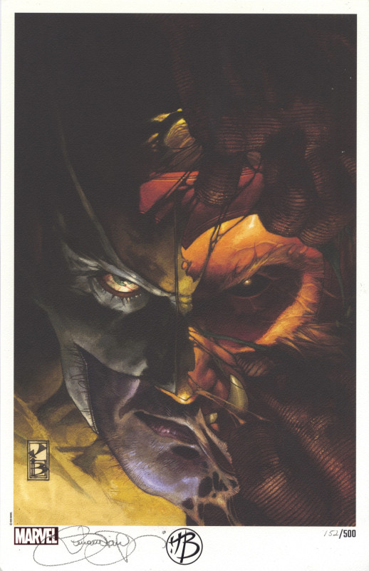 Simone bianchi - cover wolverine 310 - limited edition serigraph