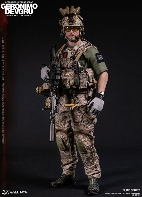 @Modern Military Geronimo Devgru - MK46 MOD1 Gunner (Operation Neptune Spear)