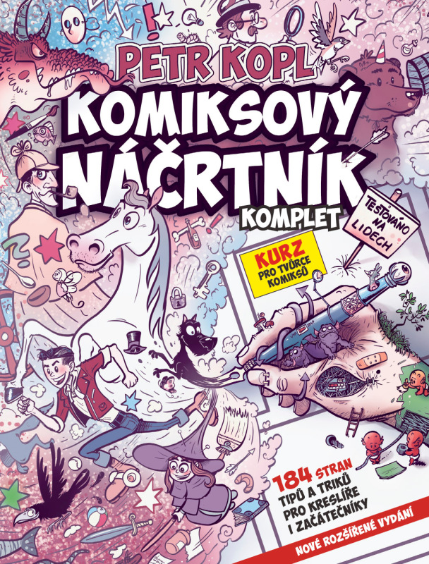 Komiksový náčrtník komplet