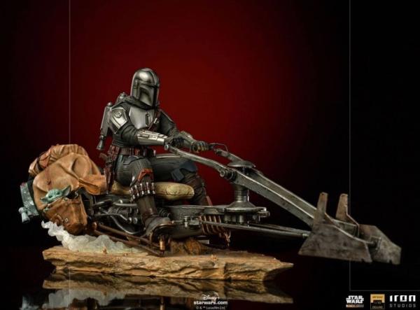 Mandalorian on speederbike DLX