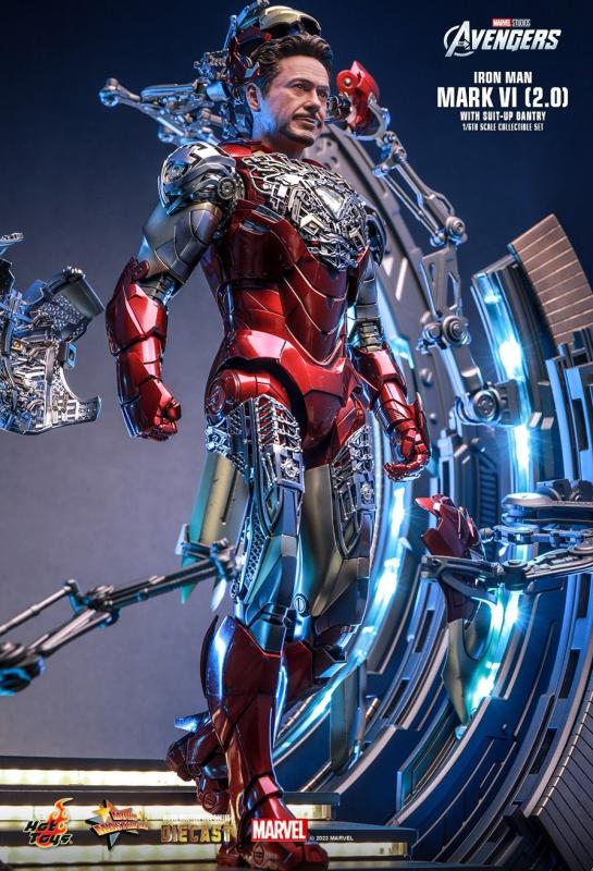 Marvel: The Avengers - Iron Mark VI 2.0 with Suit-Up Gantry