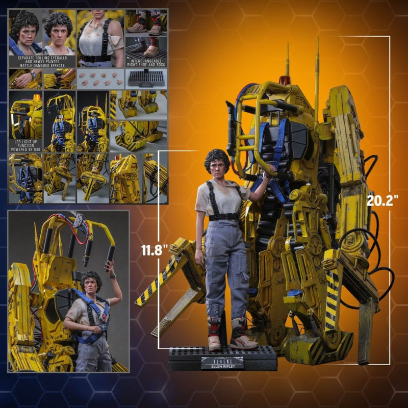 @Alien Ellen Ripley and Power Loader Set 2