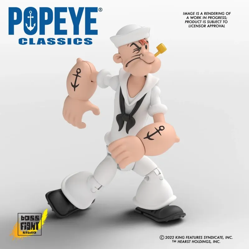 Popeye: Wave 2 - Popeye White Sailor Suit