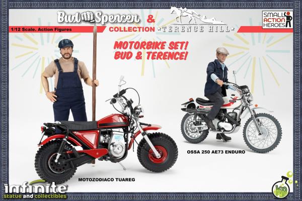 Motorbike Set ! Bud Spencer & Terence Hill !