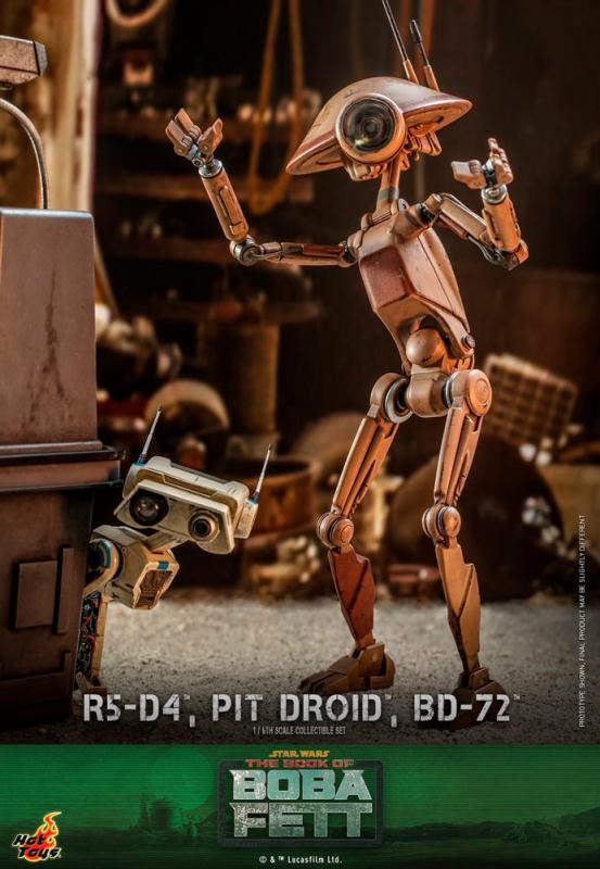 Star Wars: R5-D4 with Pit Droid and BD-72