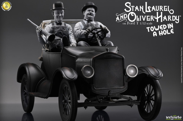 @Laurel & Hardy Towed In a Hole Ford T