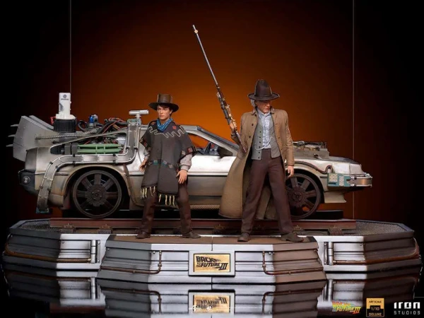 Back to the Future Part III Delorean Set