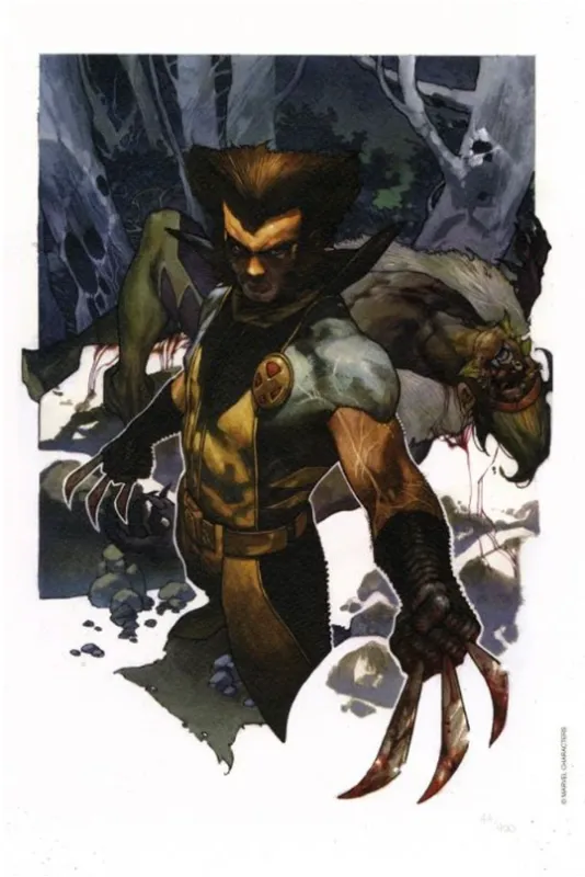 Wolverine & Sabertooth Litho