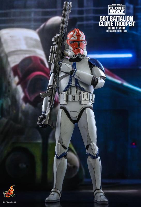 The Clone Wars: 501st Battalion Clone Trooper DLX