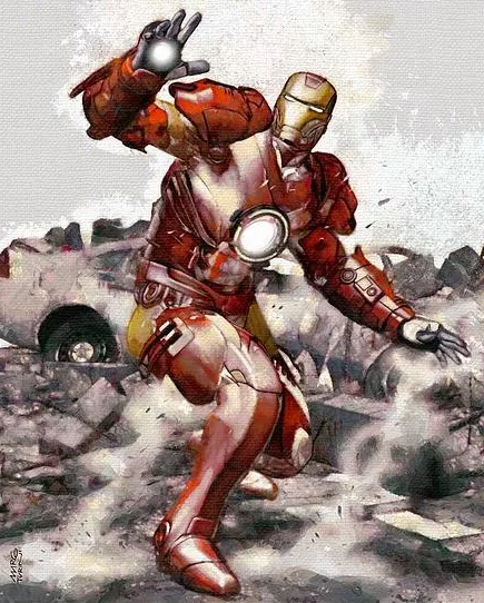Plakát Iron Man  Světla