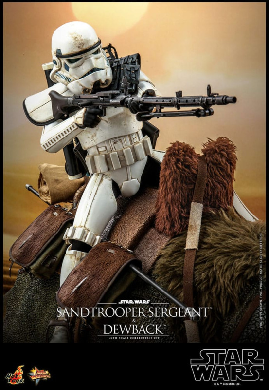@Star Wars: A New Hope - Sandtrooper Sergeant and Dewback 1