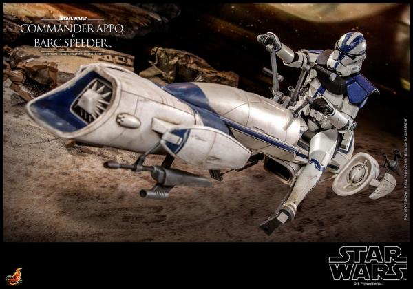 Star Wars: The Clone Wars - Commander Appo with BARC Speeder