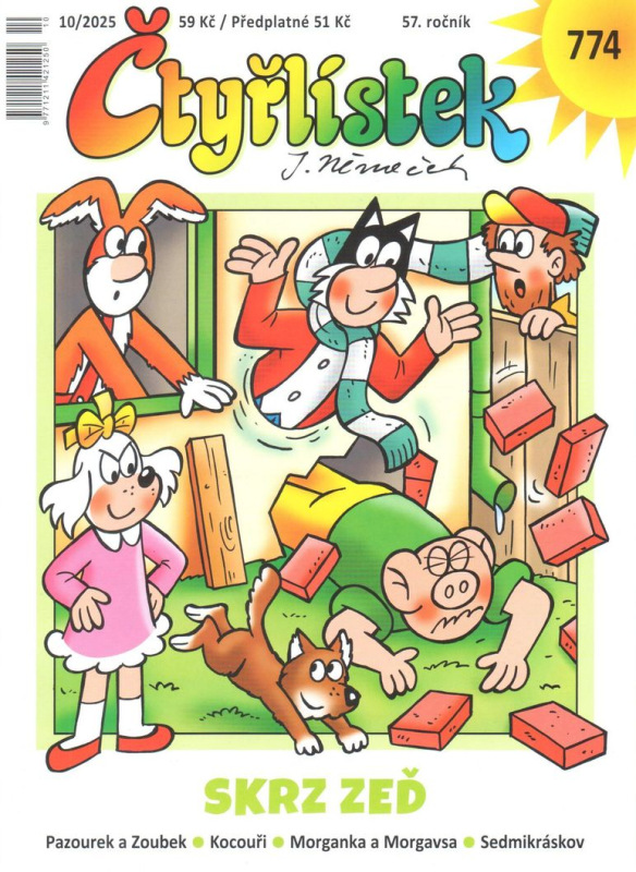 Čtyřlístek 774: Skrz zeď