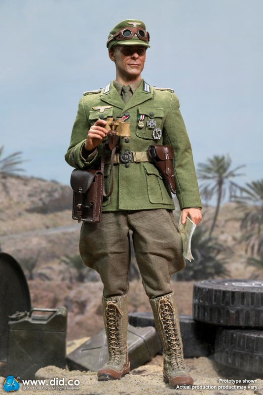 @WWII German Afrika Korps Infantry Captain - Wilhelm