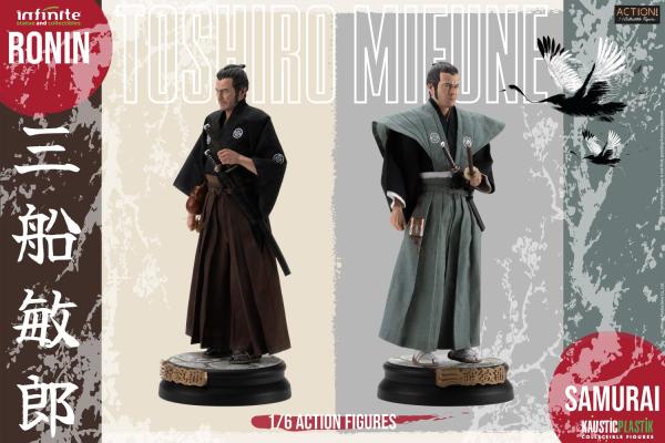 Toshiro Mifune Ronin & Samurai 1/6 Action Figure DLX Double Pack