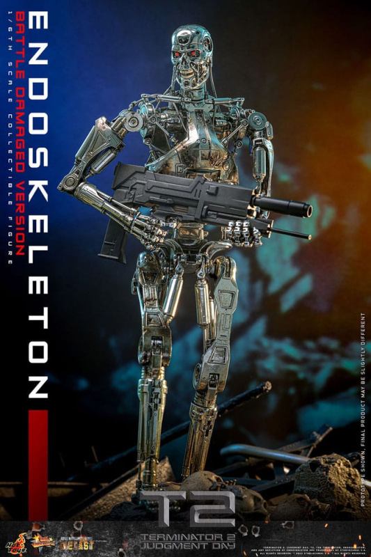 @Terminator 2: Judgment Day Endoskeleton (Battle Damaged)